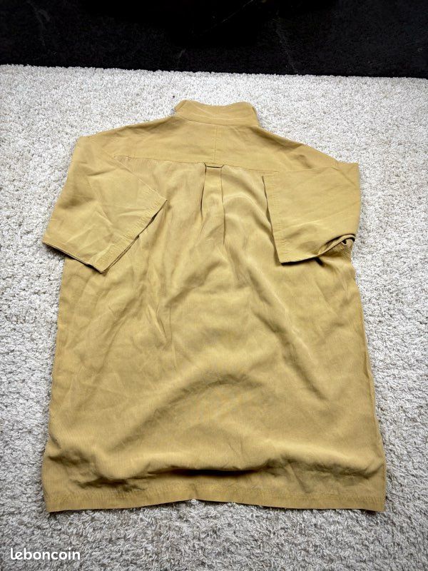 Chemise Bande Originale coton avec manches courtes et col boutonné