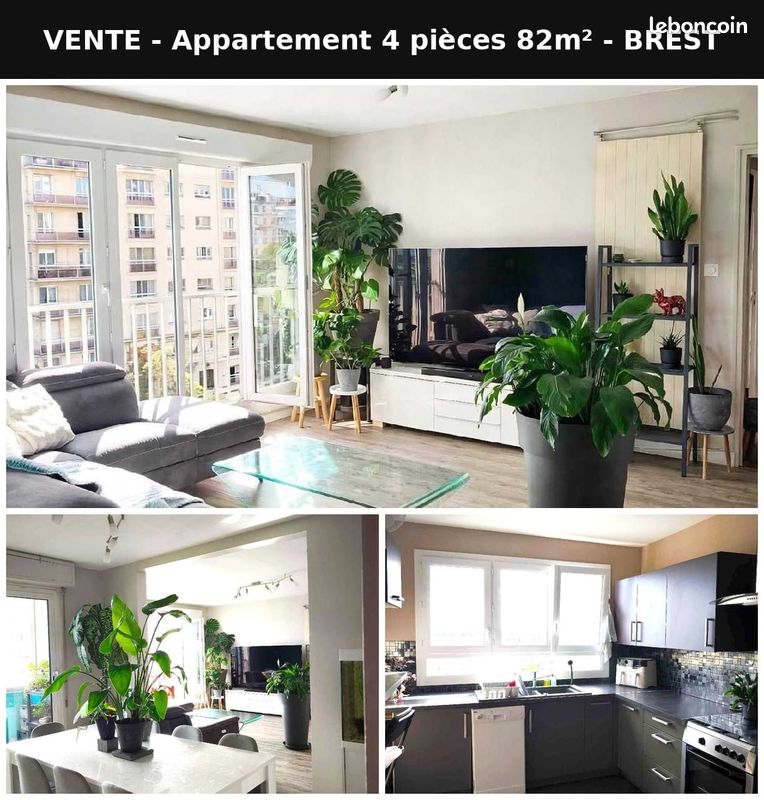 Appartement 4 pièces 82 m² · à Brest · 82 m² · 157 000 €
