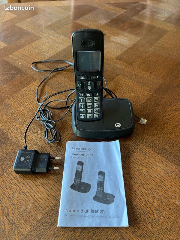 Téléphone grosse touche Essentiel Lumi Line (image 1)