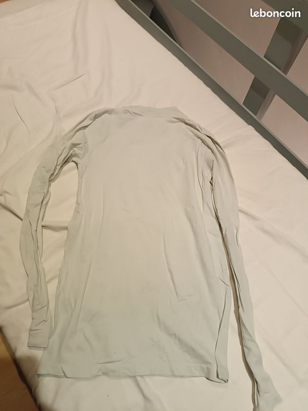 T-shirt technique blanc (image 2)