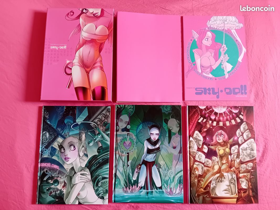 Coffret Sky-Doll (tomes 1-2-3) + livret de Claire Wendling (image 1)