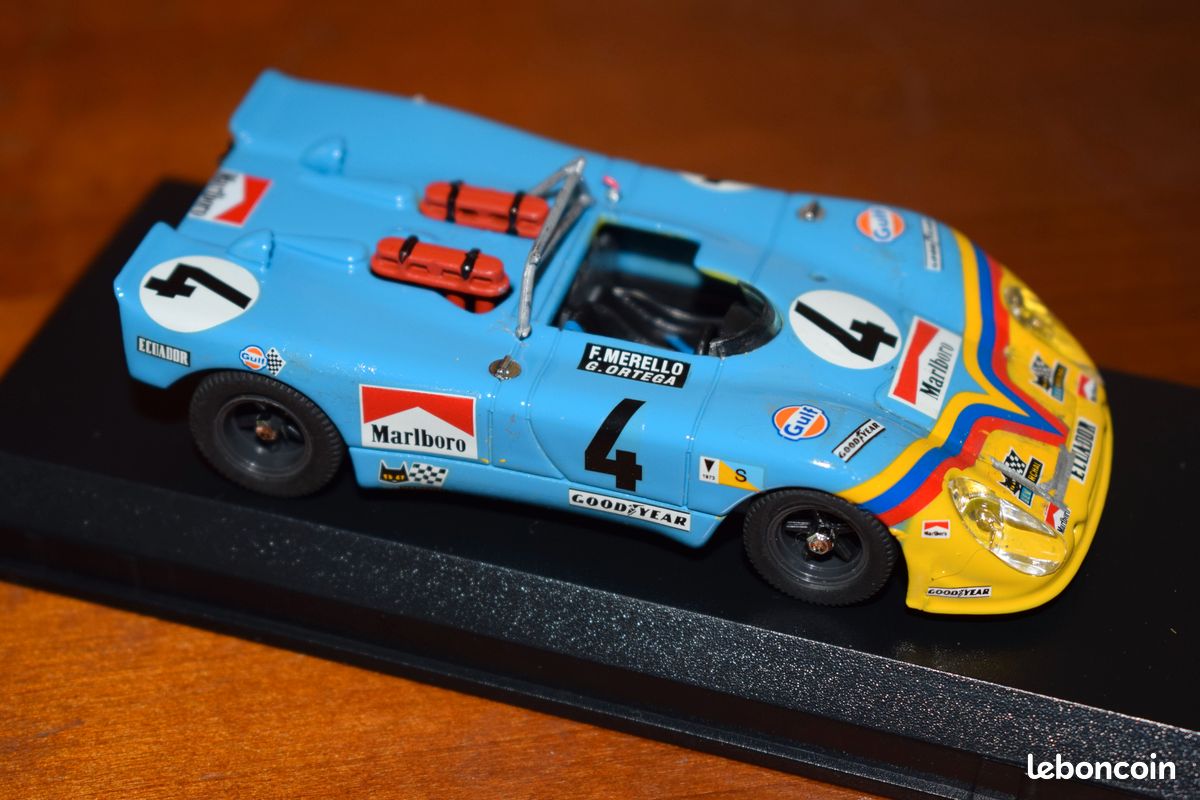 Porsche 908/2 #4 - 7th LM 1973 G Ortega/F. Merello GULF 1/43 (image 3)