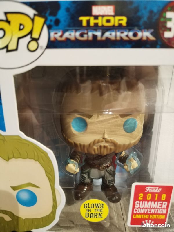 Funko Pop Marvel Thor Ragnarok #335 GITD 2018 Summer Convention