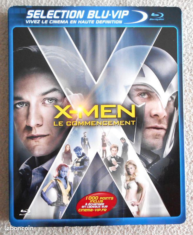 X-MEN LE COMMENCEMENT Blu-ray Super-héros Marvel Fassbender McAvoy NEUF (image 1)