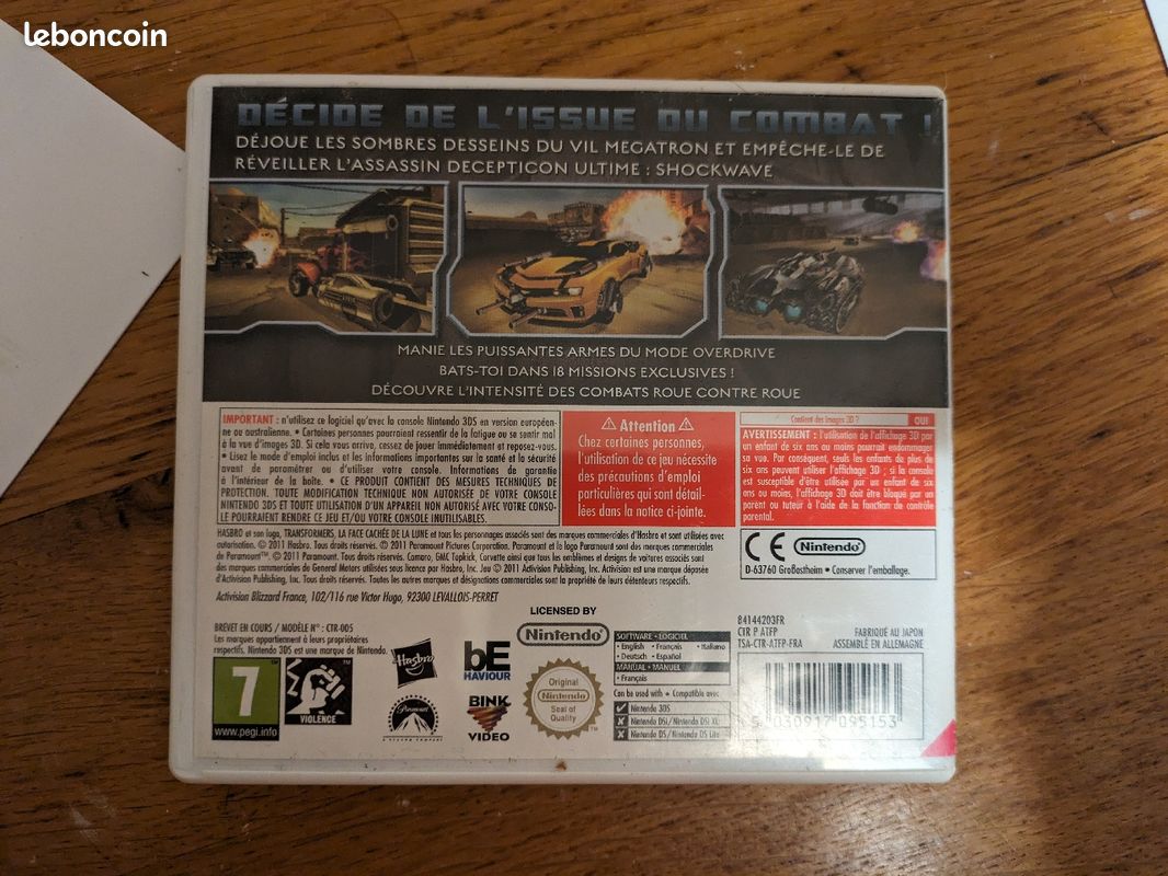 Transformers 3 Nintendo 3DS (image 4)