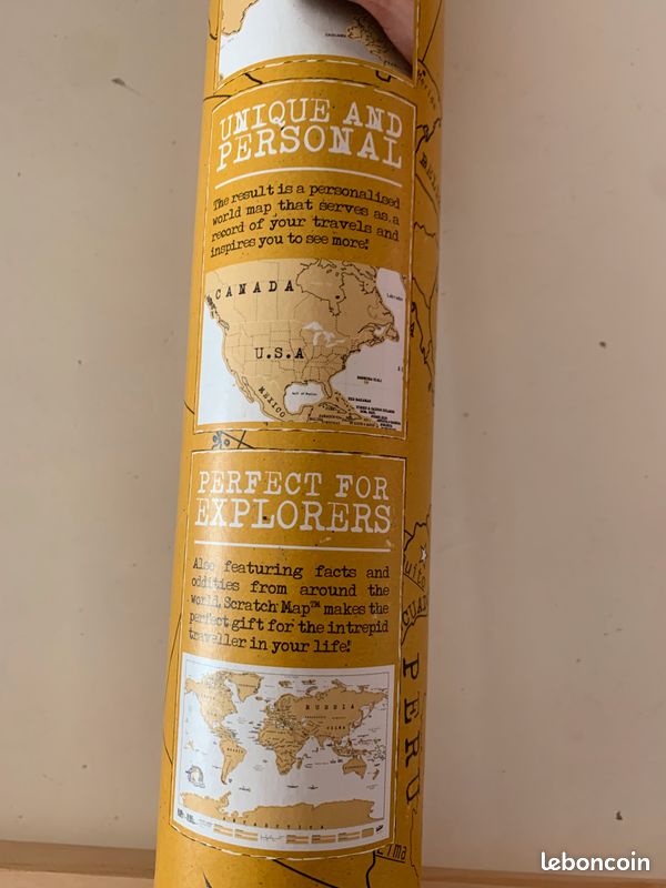 Carte du monde à gratter (image 5)