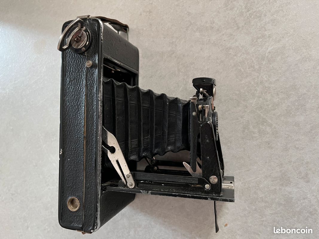 Appareil pliable à soufflet Agfa Billy rare de couleur marron