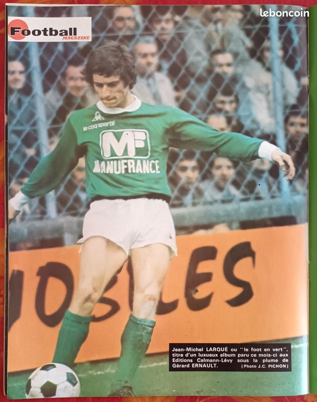 FOOTBALL MAGAZINE N°194 DECEMBRE 1975 DOMINIQUE ROCHETEAU