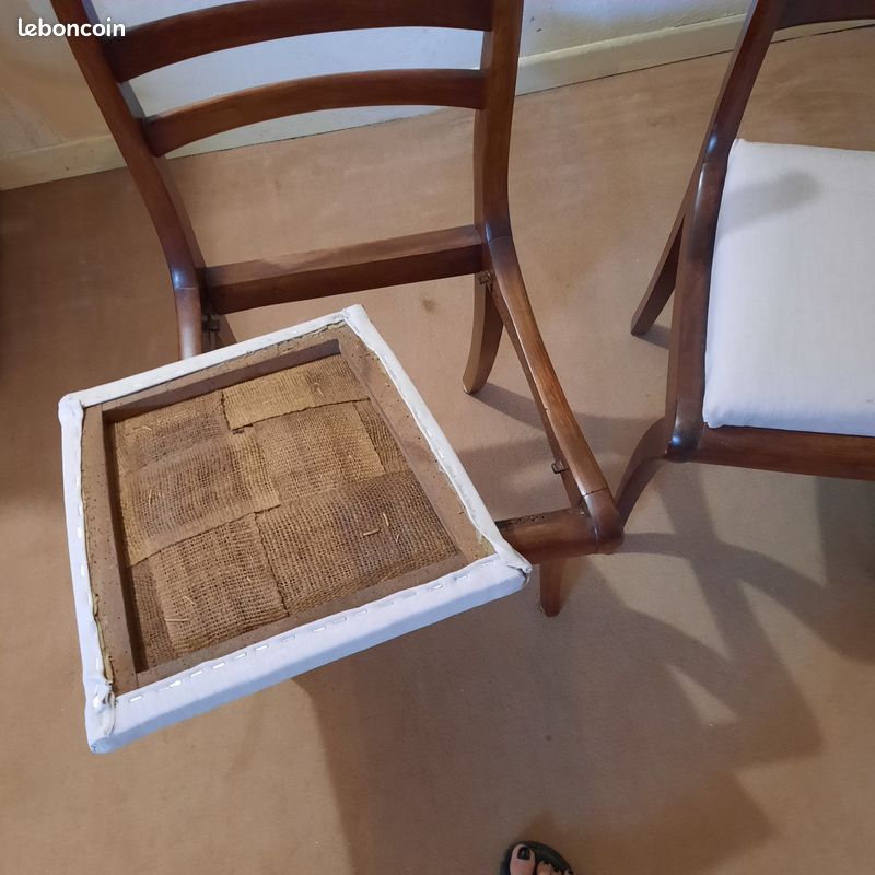 2 CHAISES acajou (image 2)