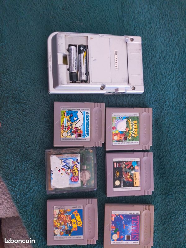 Lot Nintendo Game Boy Pocket + 5 jeux cultes (image 2)