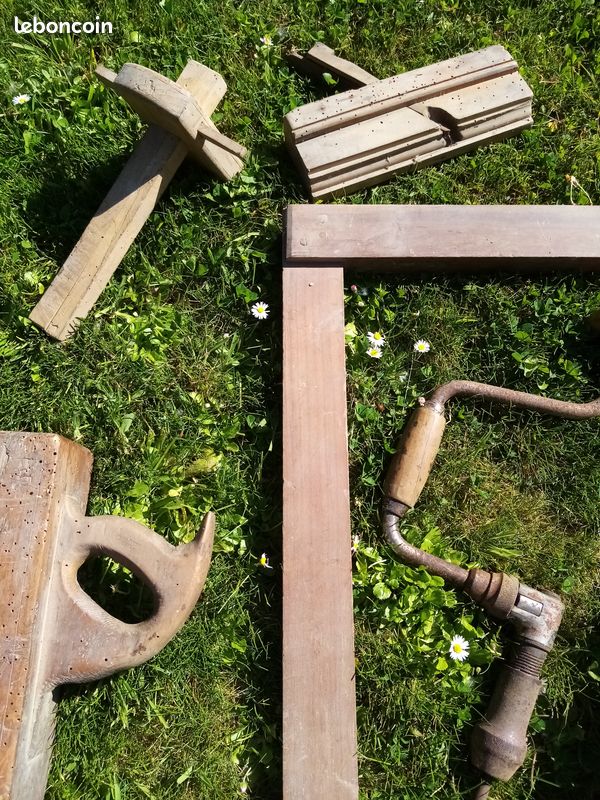 Divers Outils à bois anciens à l'unité ou en lot (image 3)