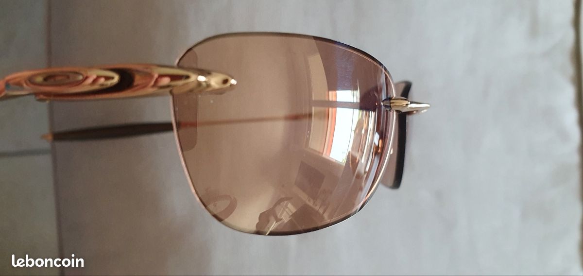 Lunettes Oakley Why 8.0 vintage – état comme neuf – monture métal (image 4)