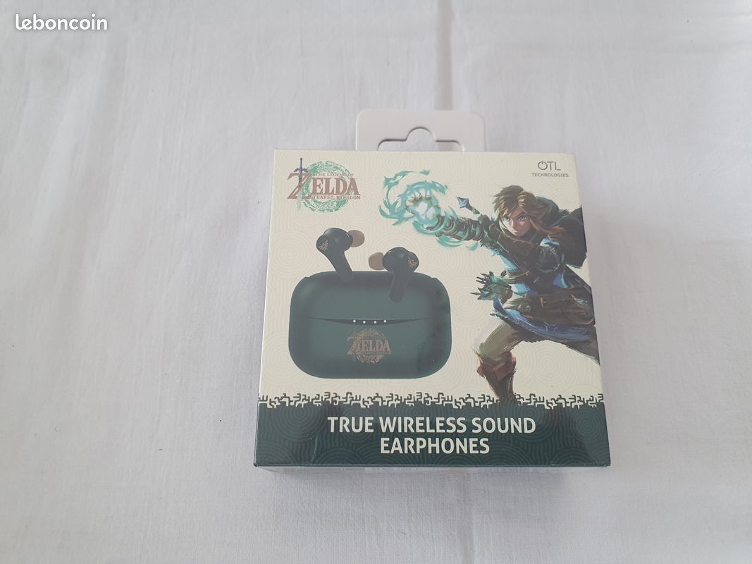 Écouteurs Bluetooth La Légende De Zelda - Vert, Intra-auriculaires - Occasion