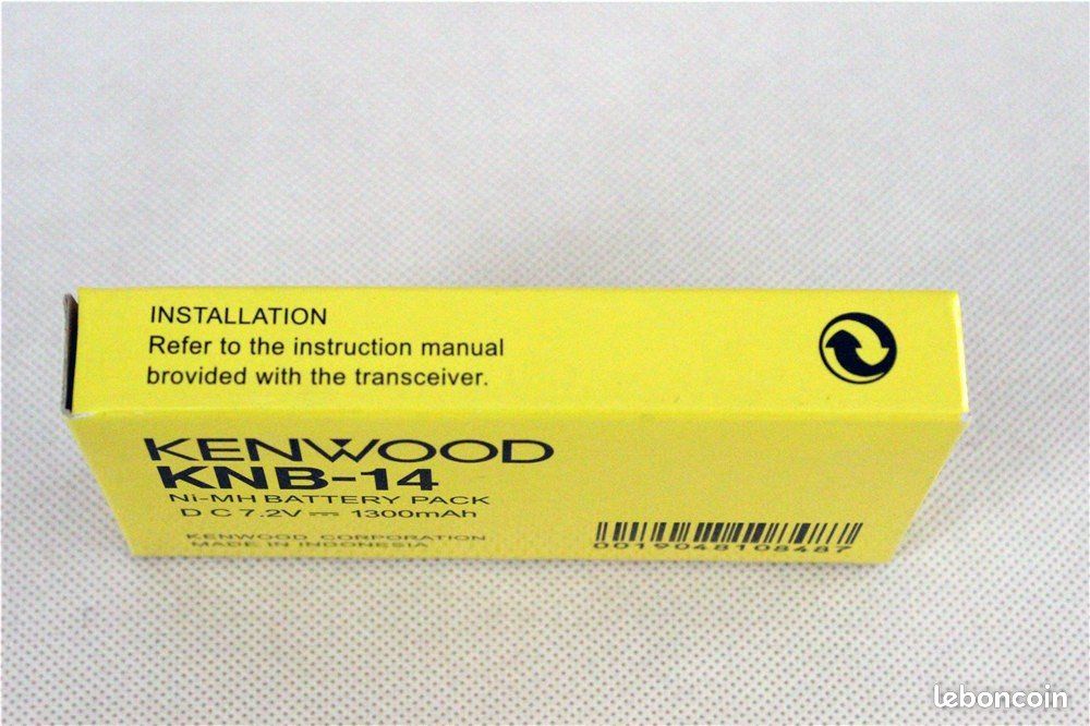 Vhbw 2x Batterie Remplacement Pour Kenwood KNB-45, KNB-45L, KNB-45Li
