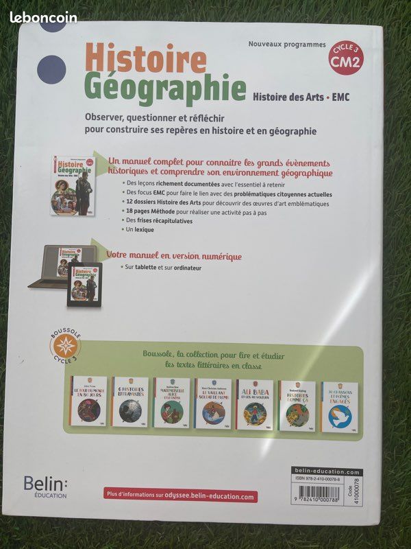 Histoire géographie EMC CM2 odyssée ed Belin (image 3)