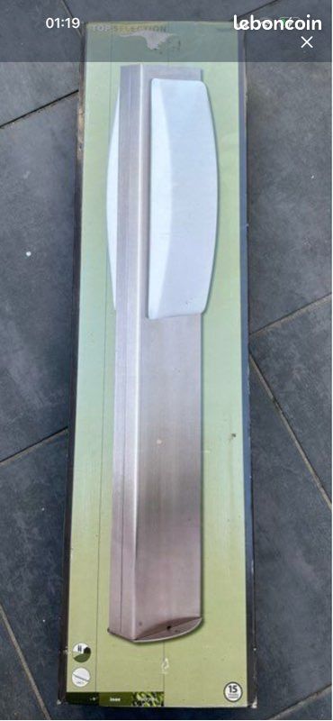 Lampadaire, extérieur, inox (image 1)