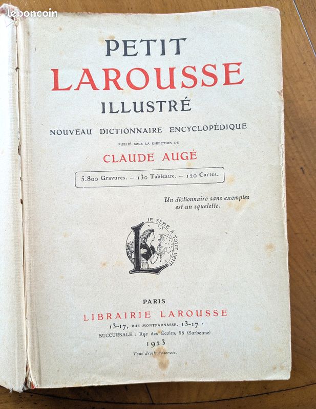Dictionnaire Larousse 1923 (image 3)
