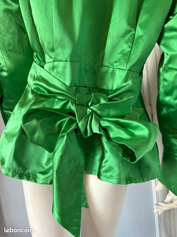 Veste en coton et soie Inès De La Fressange Petit 46 voir mesures (image 7)