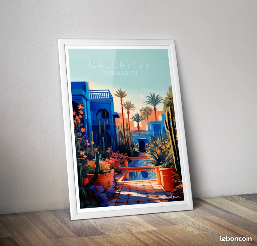 Affiche MAJORELLE Maroc (image 1)
