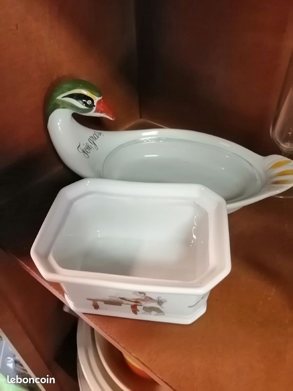 Service à foie gras porcelaine (image 1)