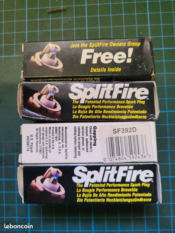 Lot de 4 Bougies d’allumage SplitFire SF392D (image 3)