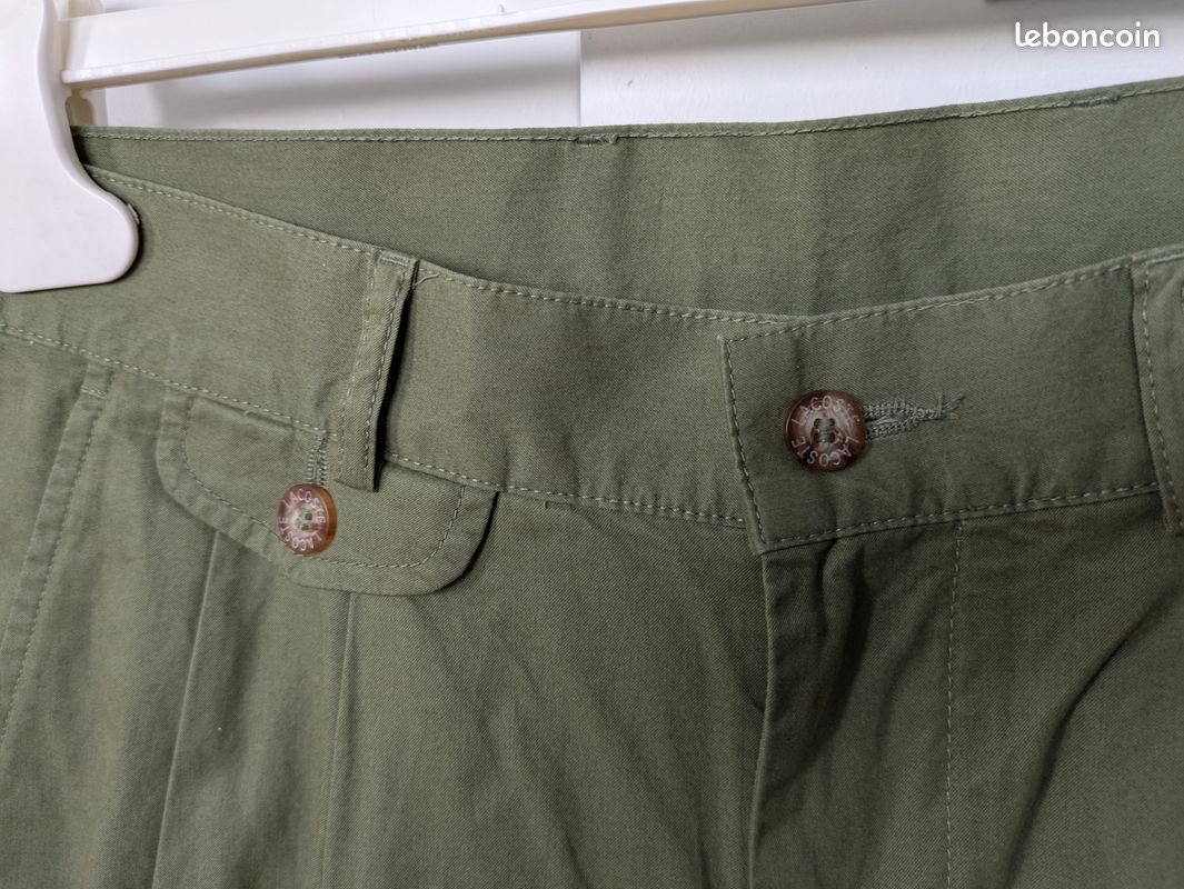 Short-bermuda femme kaki, Lacoste, t. 38 (image 5)