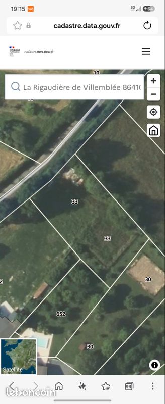Terrain 2700m2 bouresse · 22 000 €