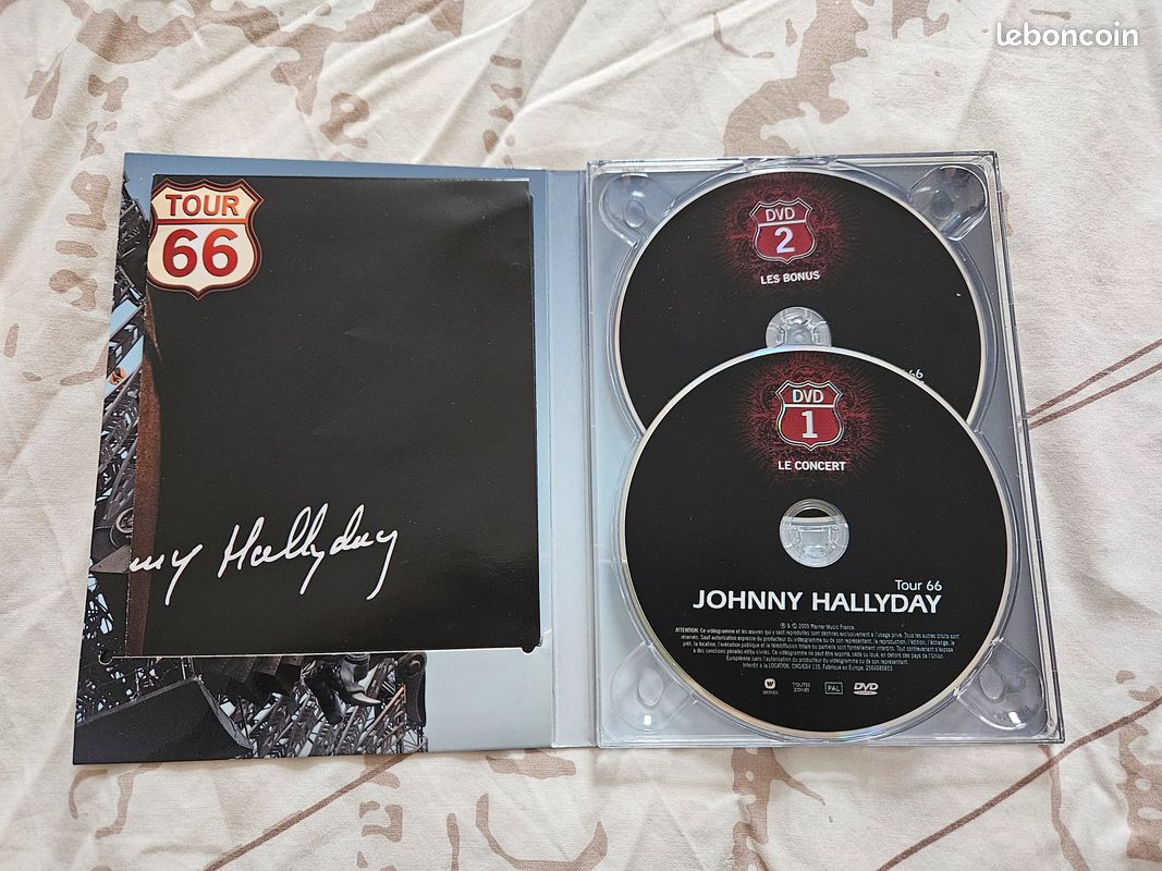 Johnny hallyday "tour 66" (coffret 3 cd + coffret 2 dvd) édition luxe (image 6)