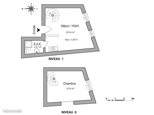 Duplex 2 pièces 38 m² - Poitiers 86000 (image principale 2)