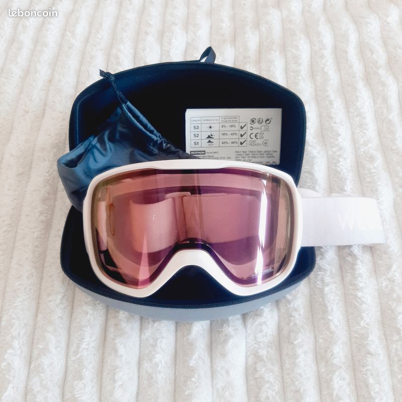 Masque de ski snowboard photochromique tous temps Sport Plein air