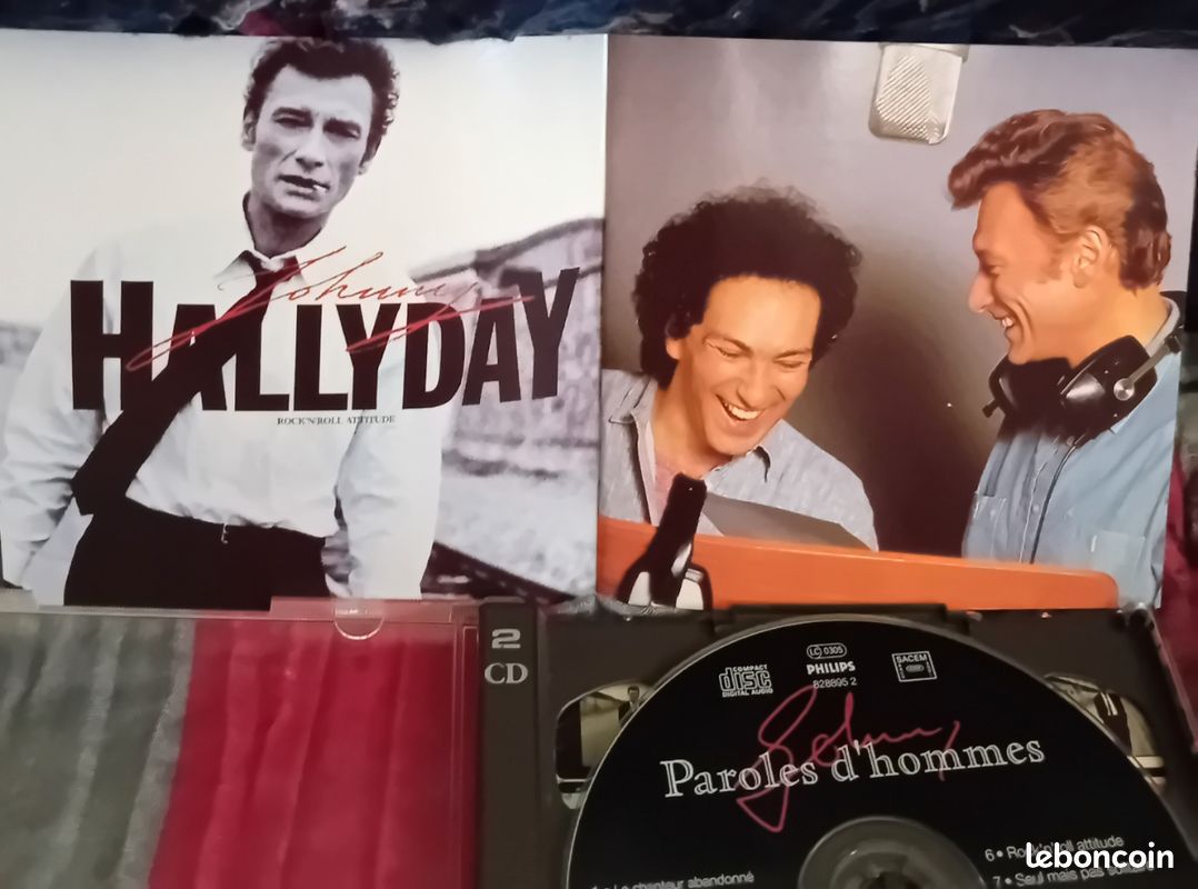 Double album cd Johnny Hallyday " Paroles d'hommes " (image 9)