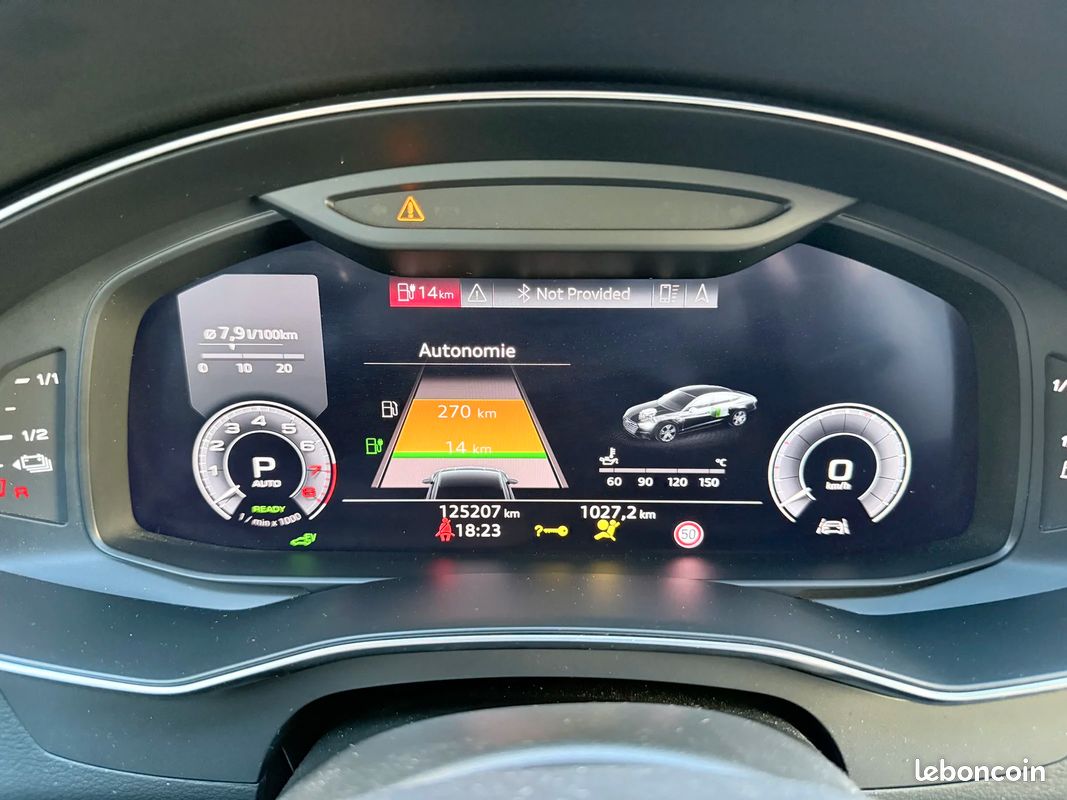 AUDI A7 Sportback 55 TFSIe 367ch Stronic BVA7 Quattro Competition / VOLANT CARBON LED & PACK CARBON / CIEL ETOILÉ (image 32)