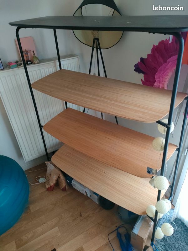 Étagère Casa style scandinave bois et métal – état quasi neuf (image 2)