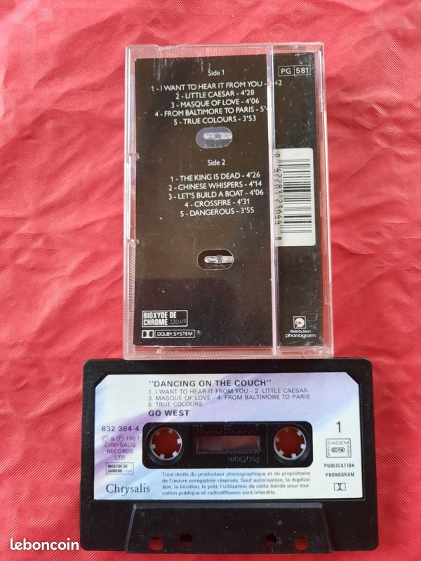 Cassette audio - Go West : dancing on the couch (image 2)