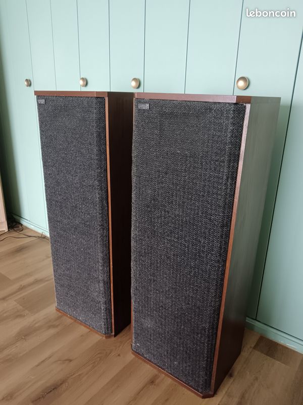 Lot d'enceintes DITTON Célestion 66 de 1976. Avec ampli Pionneer A-616 MarkII, un lecteur CD Pionneer PD6030, un ampli tuner radio Sansui T-700L, et un double lecteur cassette Kenwood KXf-w6010 (image 4)