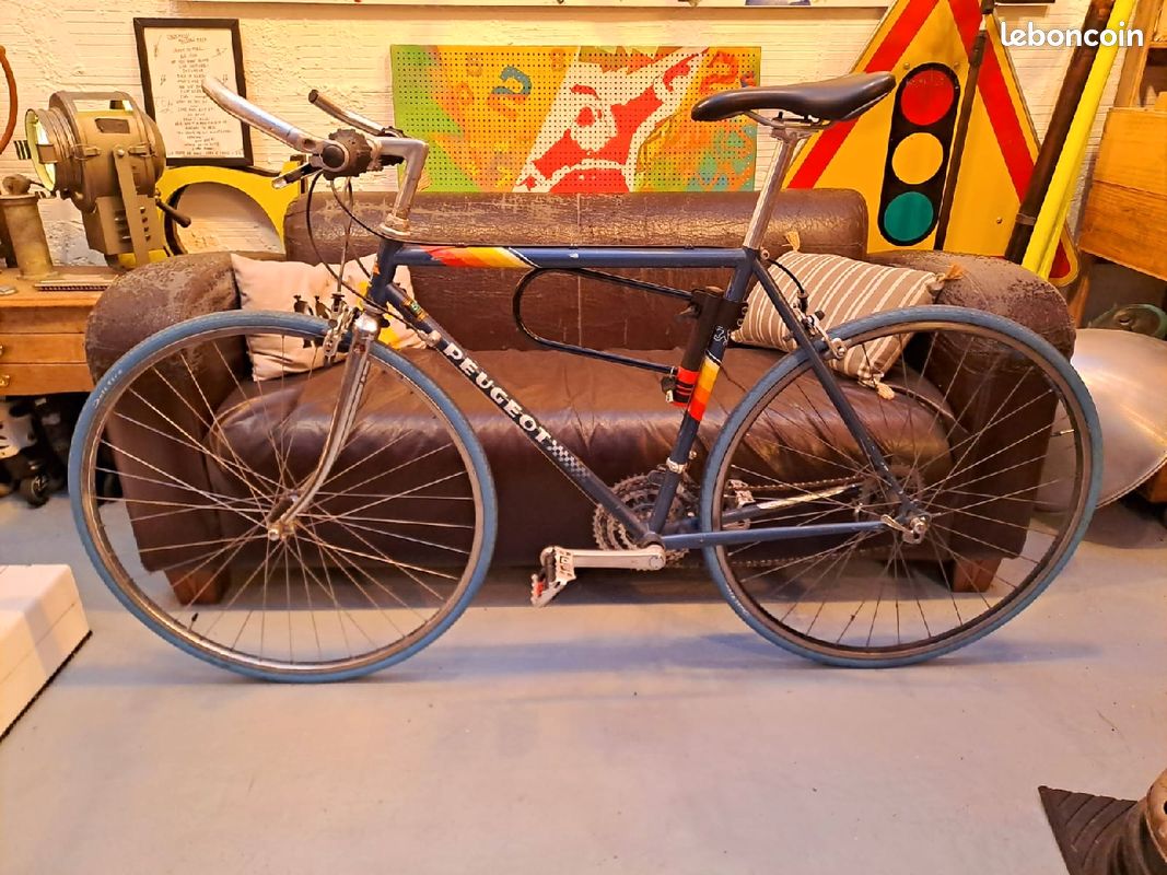 Vélo De Route/course Robuste Cadre DURIFORT - Vintage 1960 - Homme - Or