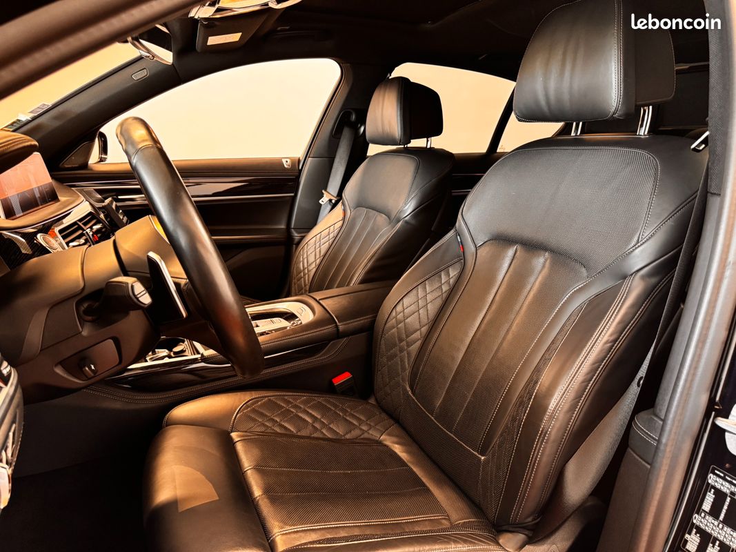 BMW SERIE 7 3.0 740 D 320 M-SPORT XDRIVE /SUIVI FULL BMW/PACK INNOVATION/PREMIERE CLASSE/ASSIST PLUS/ASSIST PRo (image 5)