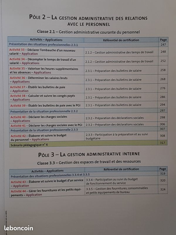 NEUF - Gestion-Administration Pôles 1, 2, et 3 + 6 scénarios pédagogiques - 1re ET Term. Bac Pro GA (image 2)
