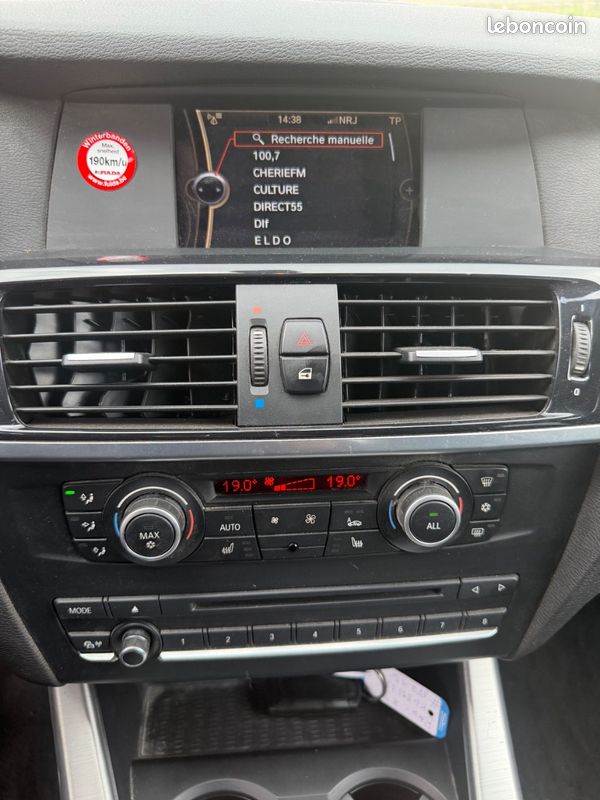 BMW X3 20d 184 BVA8 xDrive Pack M - Xénon Sièges Chauffants Caméra de Recul (image 13)