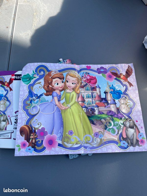 Puzzle jouet enfant princesse Sofia 30 pièces ( contrôlé) plus poster (image 3)