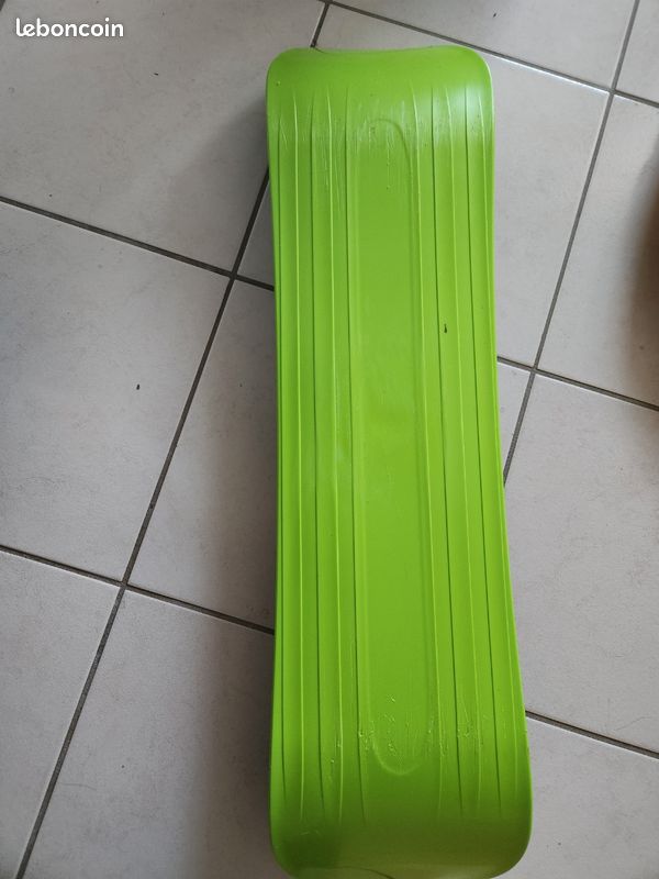 Snowskate Santa Cruz Winterskate - 87 Cm - Jaune - Rare Skate Des Neige - Occasion