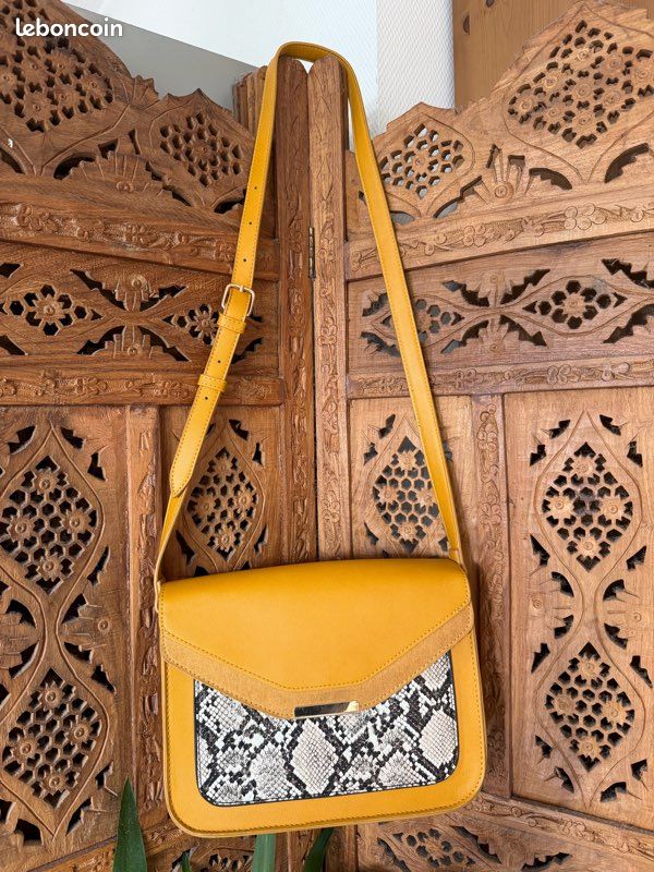 Sac à main femme jaune (image 1)