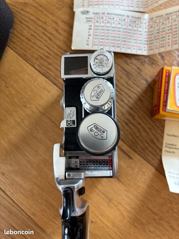 Caméra Paillard Bolex B8L complète avec accessoires et garantie d’origine (image 5)