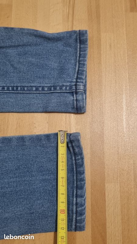 Salopette a Bretelles Skinny en Jean Kiabi Bleu Taille S (image 8)