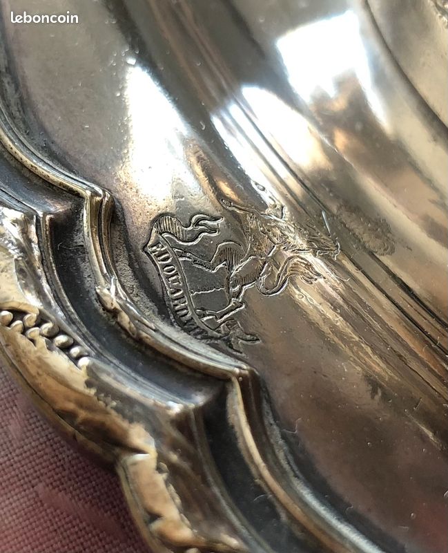 Christofle Argent Massif Saucière à Anse XIXème