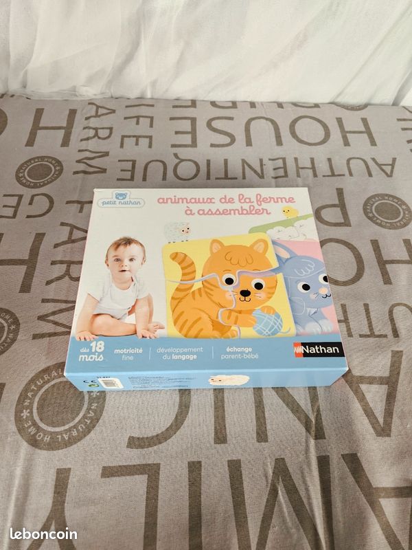 Jeux assemblage animaux bébé 18M (image 1)