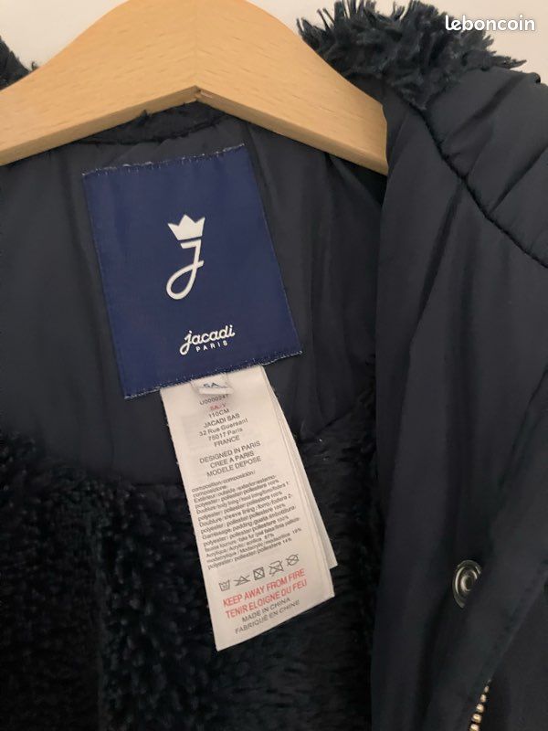 Veste d’hiver Jacadi fille taille 5 ans (image 3)