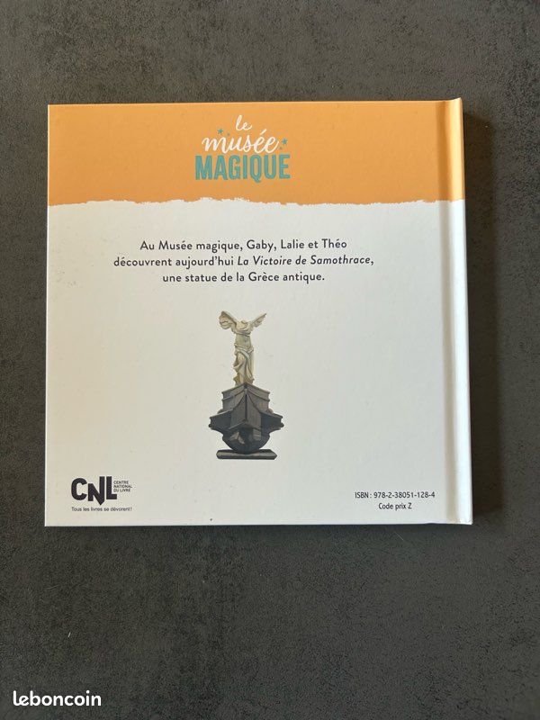Livre MacDo/Hachette - Le musée magique - La victoire de Samothrace (image 2)