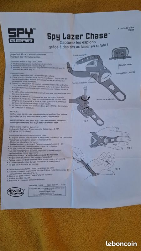 Jeu tir laser Spy Gear Spy Lazer Chase (image 5)