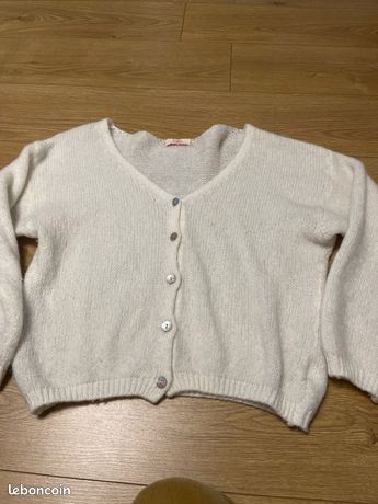 Blouse Ample IN APRIL 1986 - Vert - Taille Unique - Polyester - Manches 3/4 - NEUVE